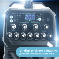 STAHLWERK AC/DC TIG 200 impulsi con plasma ST saldatrice completamente equipaggiata con TIG e MMA da 200 A, adatta per alluminio e lamiere sottili, dispositivo combinato con funzione CUT da 50 amp.