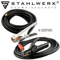 B-Ware STAHLWERK MIG MAG 155 ST IGBT-Schweißgerät mit synergetischem Drahtvorschub und echten 155 Ampere / Schutzgasschweißgerät mit MMA / E-Hand