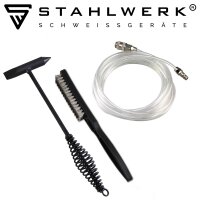 B-Ware STAHLWERK MIG MAG 155 ST IGBT-Schweißgerät mit synergetischem Drahtvorschub und echten 155 Ampere / Schutzgasschweißgerät mit MMA / E-Hand