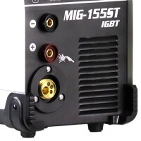 B-Ware STAHLWERK MIG MAG 155 ST IGBT-Schweißgerät mit synergetischem Drahtvorschub und echten 155 Ampere / Schutzgasschweißgerät mit MMA / E-Hand