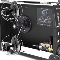 B-Ware STAHLWERK MIG MAG 155 ST IGBT-Schweißgerät mit synergetischem Drahtvorschub und echten 155 Ampere / Schutzgasschweißgerät mit MMA / E-Hand