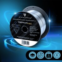 STAHLWERK MIG MAG alambre de acero inoxidable ER 307 Si 0,8 mm en rollo de 1 kg