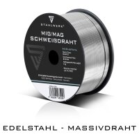MIG MAG Edelstahl ER 307 Si Schwei&szlig;draht 0,8 mm auf 1 kg Drahtrolle