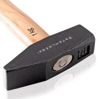 STAHLWERK Hammer Schlosserhammer 1000g hochwertig gefertigt mit robustem Kopf aus geschmiedetem Stahl, ausbalanciertes Gewicht, ergonomischer Griff aus hoch belastbarem Hickory-Holz