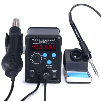STAHLWERK LHS750-ST 2 in 1 hot air soldering station with...