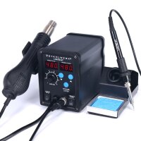 STAHLWERK LHS750-ST Stazione di saldatura ad aria calda 2 in 1 da 750 watt