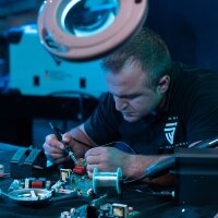 STAHLWERK LHS750-ST Stazione di saldatura ad aria calda 2 in 1 da 750 watt