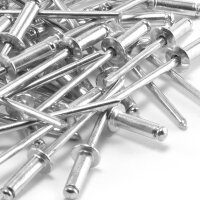 STAHLWERK set of 4 aluminium blind rivets 2.4 x 8 mm + 3.2 x 10 mm + 4 x 12.7 mm + 4.8 x 16 mm 50 pieces each