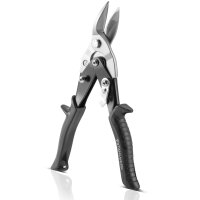 STAHLWERK Cizalla para chapa profesional  de corte a la izquierda de robusto acero al cromo vanadio para chapas de hasta 1,25 mm de grosor