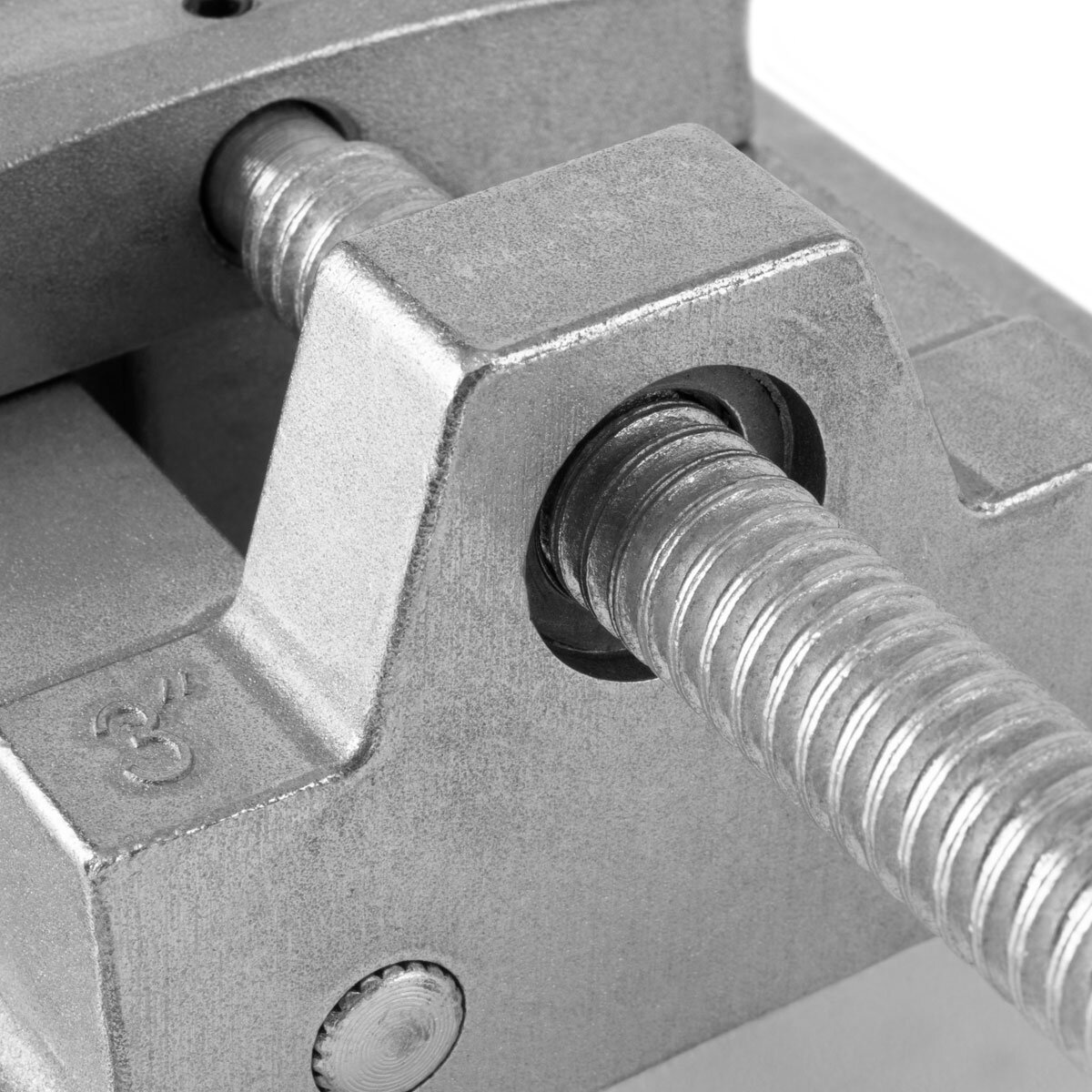 Étau Parallèle Stahlwerk FZ 76 ST - Aluminium Chromé, Serrage Sans Cliquet, Neuf