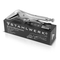 STAHLWERK sheet metal grip pliers for fixing and clamping sheet metal and thin workpieces