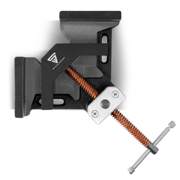 Stahlwerk Winkelklemme WK 95 ST Winkelspanner Alu für Metall, Holz, Kunststoff