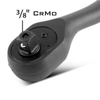 STAHLWERK 3/8&quot; profesion&aacute;ln&iacute; reverzibiln&iacute; r&aacute;čna z chrom-vanadiov&eacute; oceli s chrom-molybdenov&yacute;m drž&aacute;kem n&aacute;strojů a rychloup&iacute;n&aacute;n&iacute;m 72 zubů