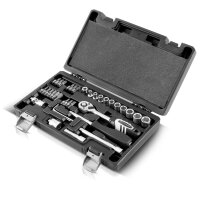 STAHLWERK 35-piece professional ratchet box with 1/4 inch...