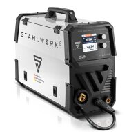 STAHLWERK MIG MAG 200 Double Pulse Pro full-synergic welder with 200 Amp and AK25/MB25 welding torch