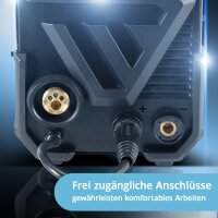 STAHLWERK MIG MAG 200 Doppelpuls Pro leistungsstarkes Schwei&szlig;ger&auml;t im Set mit MIG MAG-Schwei&szlig;brenner AK25/MB25 ALU und Verschlei&szlig;teile Set f&uuml;r Aluminium
