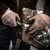 Рабочие и монтажные перчатки STAHLWERK размер XL 5 упаковок / защитная одежда / прочные и износостойкие из нитрильного каучука