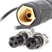 STAHLWERK TIG-svetsbrännare WP-26 FR med 5 meter slangpaket upp till 200 A med fjärrkontroll för TIG /ARC-svetsning