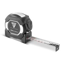 STAHLWERK rolling tape measure 3 metres with belt clip,...