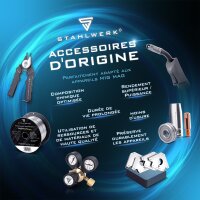 STAHLWERK MIG MAG Premium Fil de soudage aluminium / Bobine de fil ER4043 Si5 1,2 mm S200/D200 2 kg pour le soudage de laluminium sous protection gazeuse