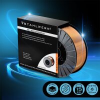 STAHLWERK MIG MAG Premium lasdraad / draadrol ER70S-6 SG2 1,0 mm S270/D270 15 kg voor lassen met beschermgas