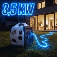 Generatore a benzina STAHLWERK IG-3500 ST con inverter /...