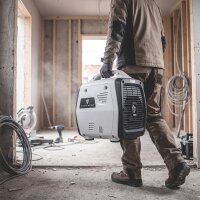 STAHLWERK IG-3500 ST -invertteribensiinigeneraattori / sähkögeneraattori / monikäyttöinen generaattori / varavoimageneraattori, teho 3,5 kW / 4,76 hv, 4-tahtimoottori, 5 kuluttajaliitäntää, energiatehokas ja huoltovapaa
