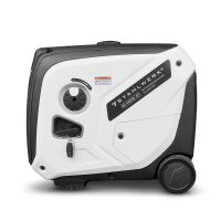 STAHLWERK IG-4000 ST -invertteribensiinigeneraattori / s&auml;hk&ouml;generaattori / monik&auml;ytt&ouml;inen generaattori / varavirtageneraattori, teho 4 kW / 5,44 hv, 4-tahtinen, 5 kuluttajaliit&auml;nt&auml;&auml;, energiatehokas ja huoltovapaa