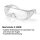 STAHLWERK Kit de lunettes de protection / lunettes à panier avec bande de maintien / lunettes de protection pour soudeurs / sur-lunettes / équipement de protection du travail