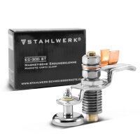 STAHLWERK Borne de terre magnétique EC-300 ST / Borne de masse / Aimant de masse pour postes à souder et découpeuses plasma jusquà 300 A