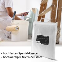 STAHLWERK Puerta de protección contra el polvo en forma de C / puerta de protección contra el polvo / colector de suciedad / cortina de protección contra el polvo con cremallera integrada