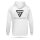 STAHLWERK hættetrøje str. XXXL / hætte sweatshirt / hættetrøje / sweatjakke med lynlås i hvid med logotryk