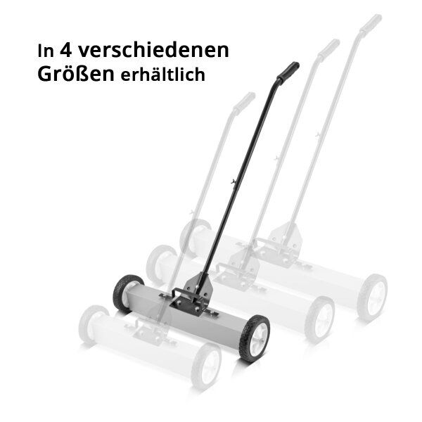 STAHLWERK Magneet veegmachine MBK-18 ST met 457 mm breedte en 15 kg