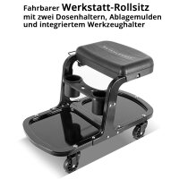 STAHLWERK workshop stool WRS-135 ST loadable up to 135 kg...