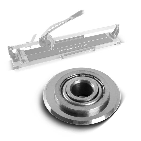 STAHLWERK In universaali laattaleikkuripyörä 22 x 6 x 6 mm 14 mm leikkuukapasiteetilla laattaleikkuriin, ensiluokkainen leikkuripyörä kuulalaakerilla keraamisten laattojen tarkkaan leikkaamiseen.