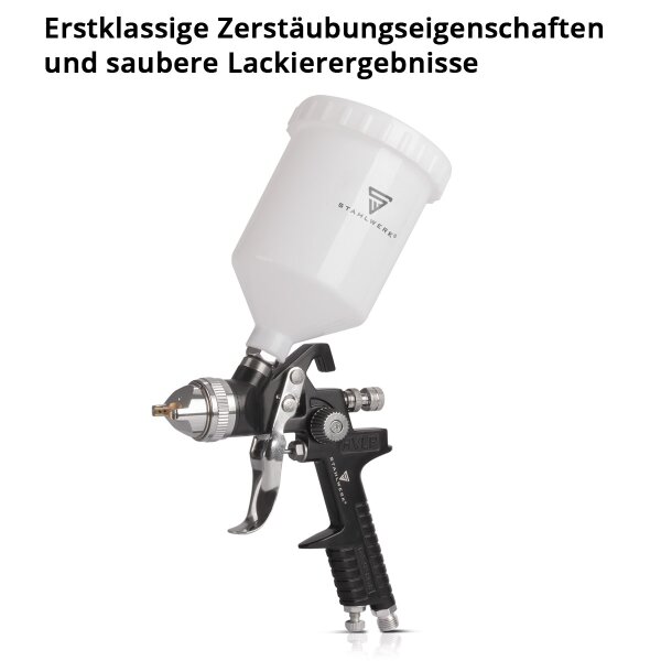 AUARITA LVLP SPRÜHPISTOLE 1,4 MM TEFLON 600 ML LACKIERUNG