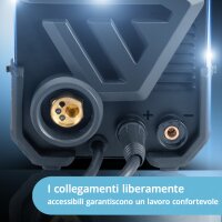 STAHLWERK MIG MAG 200 Puls Pro Unit&agrave; per la saldatura a gas inerte Unit&agrave; combinata 5 in 1 completamente sinergica con 200 ampere effettivi, compresa la torcia per la saldatura dellalluminio AK25/MB25, set di parti di usura per la saldatura dellalluminio