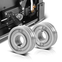 STAHLWERK Set of 2 wire guide roll / wire feed roll with 0,6 / 0,8 mm V-profile and 1,0 / 1,2 mm U-profile for welding of aluminum, flux cored wire and solid wire with MIG MAG welding equipment