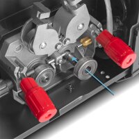 STAHLWERK Set of 4 wire guide roll / wire feed roll with 0,6 / 0,8 mm V-profile and 1,0 / 1,2 mm U-profile for welding of aluminum, flux cored wire and solid wire with MIG MAG welding equipment