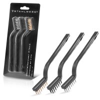 STAHLWERK Set di spazzole metalliche da 180 mm (7...