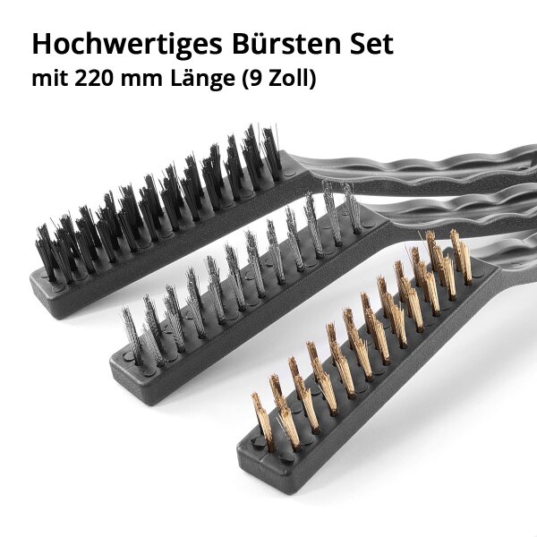 Set mini-spazzole da 3 pezzi | Bosch DIY