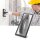 STAHLWERK Reibebrett / Putzbrett / Fugenbrett 230 x 100 mm Aluminium-Fliesenwaschbrett mit 9 mm Moosgummibelag und ergonomischem Griff f&uuml;r Maurer und Fliesenleger