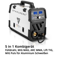 STAHLWERK MIG MAG 160 Puls Pro IGBT Soldador de Arco con...