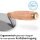 STAHLWERK Kielnia szpiczasta 150 mm, wysokiej jakości kielnia murarska / tynkarska / trójkątna ze stali węglowej z ergonomicznym uchwytem z naturalnego drewna