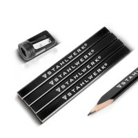 STAHLWERK Carpenter pencil set 5 pieces 180 mm (7&quot;)...