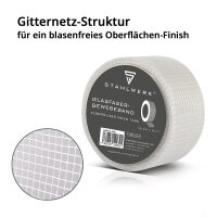 STAHLWERK Glass fibre fabric tape 25 m x 50 mm,...