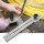 STAHLWERK märkningsmätare med 200 mm mätområde och 0,1 mm nian, märkningsverktyg / märkningsmätare / märkningslinjal med platt slida av rostfritt stål