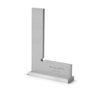 STAHLWERK Stopvinkel 90° 100 x 70 mm DIN 875/1 Montørvinkel / vinkelstop / præcisionsvinkel af rustfrit stål