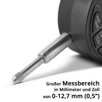 STAHLWERK Digital dial gauge with 0-12.7 mm (0.5")...
