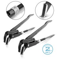 STAHLWERK Pipe wrench set of 2 1" inch (25 mm) /...